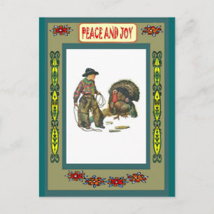 Cartes Pour Fêtes Annuelles Turkey rustling