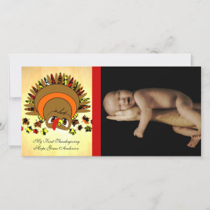 Cartes Pour Fêtes Annuelles Turquie mignonne