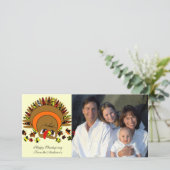 Cartes Pour Fêtes Annuelles Turquie mignonne (Debout devant)