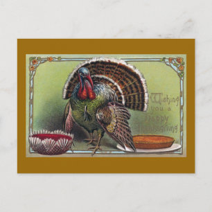 Cartes Pour Fêtes Annuelles Turquie, Sauce aux canneberges et tarte Citrouille