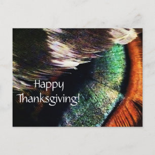 Cartes Pour Fêtes Annuelles Turquie Tail Feathers Art Bon thanksgiving photo
