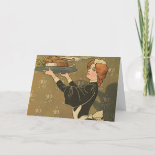Cartes Pour Fêtes Annuelles Turquie victorienne de Thanksgiving vintage