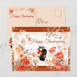 Cartes Pour Fêtes Annuelles Turquie Voeux d'action de grâces
