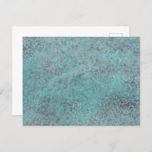Cartes Pour Fêtes Annuelles Turquoise Copper Patina texture cadeau