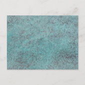 Cartes Pour Fêtes Annuelles Turquoise Copper Patina texture cadeau (Devant)