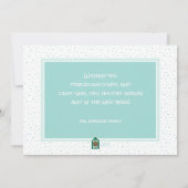 Cartes Pour Fêtes Annuelles Turquoise Plage Côtière Chaleureux Plages Chaleurs (Dos)