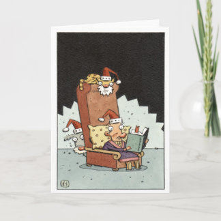 Cartes Pour Fêtes Annuelles 'Twas la nuit avant Noël