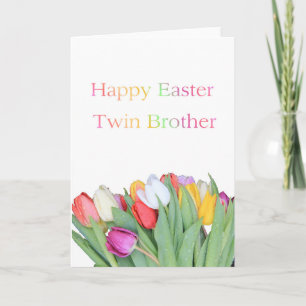 Cartes Pour Fêtes Annuelles Twin Brother Happy Pâques
