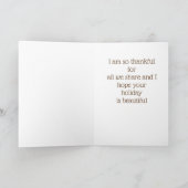 CARTES POUR FÊTES ANNUELLES ***TWIN*** MERCI POUR "VOUS" À REMERCIER (Intérieur)