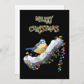 Cartes Pour Fêtes Annuelles Twinkle Twinkle Little Tit (Devant / Derrière)