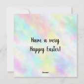 Cartes Pour Fêtes Annuelles Two Easter Bunnies (Dos)