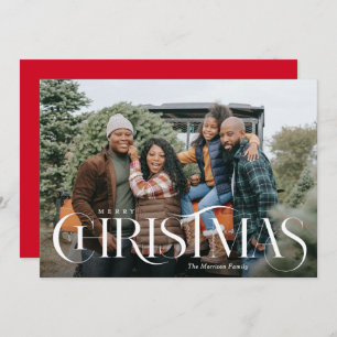 Cartes Pour Fêtes Annuelles Type fantaisie Joyeuse photo de Noël