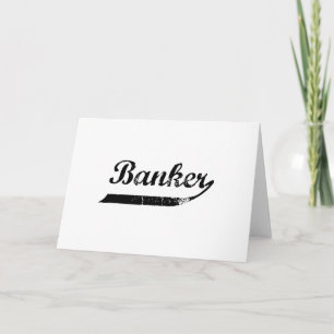 Cartes Pour Fêtes Annuelles Typographie banquière