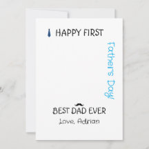 Typographie de Joyeuse Première Fête des Pères Pho