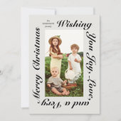 Cartes Pour Fêtes Annuelles Typographie de script élégant boho Photo (Devant)