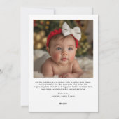 Cartes Pour Fêtes Annuelles Typographie de script personnalisée Oh What Fun Fa (Dos)