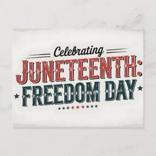 Cartes Pour Fêtes Annuelles Typographie du 11° Junte, Journée de la Liberté No