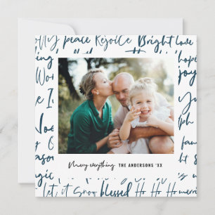 Cartes Pour Fêtes Annuelles Typographie graphique audacieuse moderne photo de 