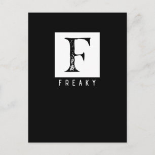 Cartes Pour Fêtes Annuelles Typographie Gras Audacieux Design Noir et Blanc