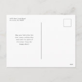 Cartes Pour Fêtes Annuelles Typographie moderne de Noël Joyeux (Dos)