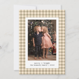 Cartes Pour Fêtes Annuelles Typographie moderne minimaliste Joyeux Noël Photo