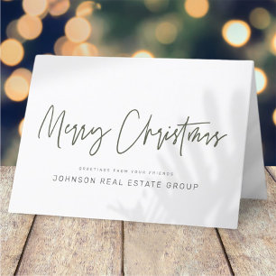 Cartes Pour Fêtes Annuelles Typographie moderne simple minimaliste jouant