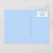 Cartes Pour Fêtes Annuelles Ukrainian Easter eggs blue pattern (Dos)