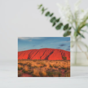 Cartes Pour Fêtes Annuelles Uluru Australie Sandstone Rock