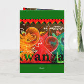 Cartes Pour Fêtes Annuelles Umoja ! - Unité… Kwanzaa (Dos)