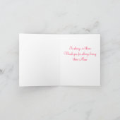 Cartes Pour Fêtes Annuelles Un amour de mère… (Intérieur)