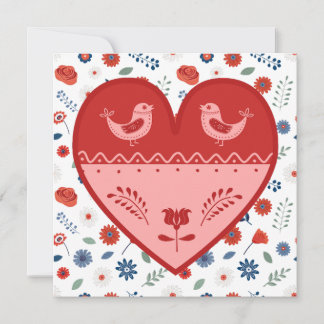 Cartes Pour Fêtes Annuelles Un amour pour vous