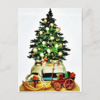 Cartes Pour Fêtes Annuelles Un arbre de Noël décoré