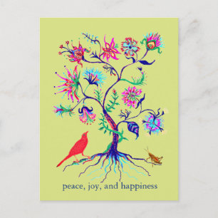 Cartes Pour Fêtes Annuelles Un arbre de vie