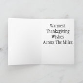 Cartes Pour Fêtes Annuelles Un Bon thanksgiving (Intérieur)