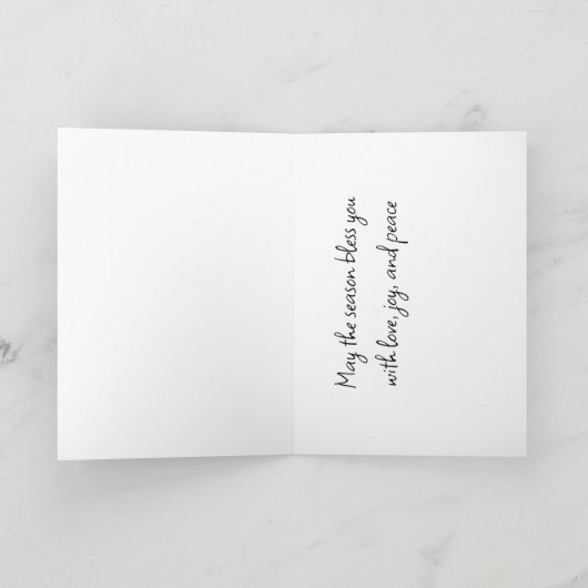 Cartes Pour Fêtes Annuelles Un cardinal dans les arbres enneigés (Intérieur)