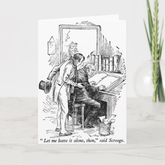 Cartes Pour Fêtes Annuelles Un Carol de Noël (Devant)