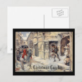 Cartes Pour Fêtes Annuelles Un Carol de Noël (Devant / Derrière)