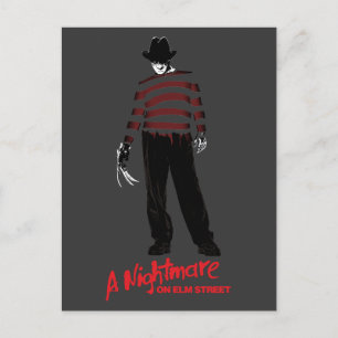 Cartes Pour Fêtes Annuelles Un cauchemar dans la rue Elm   Freddy Krueger