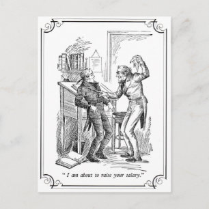 Cartes Pour Fêtes Annuelles Un chant de Noël : Augmentez votre salaire