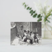 Cartes Pour Fêtes Annuelles Un chant de Noël, de "heure de loisirs", 1888 (Debout devant)