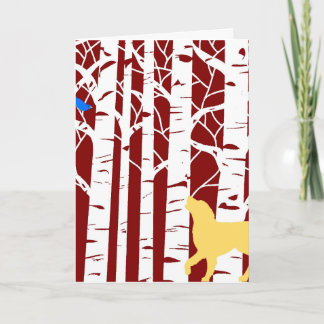 Cartes Pour Fêtes Annuelles Un chant de paix, aboiement de joie