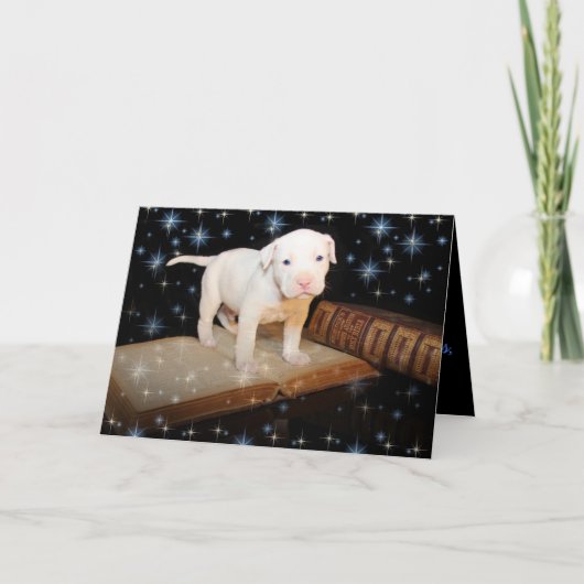 Cartes Pour Fêtes Annuelles Un chien a lieu pendant la vie, pas simplement (Devant)