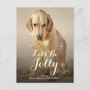 Cartes Pour Fêtes Annuelles Un chien de golden retriever