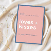 Cartes Pour Fêtes Annuelles Un couple s'embrasse - Valentines Day Card