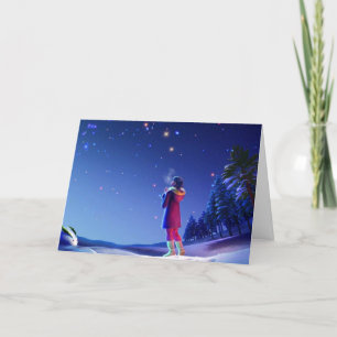 Cartes Pour Fêtes Annuelles Un désir de vacances sucré et tendre