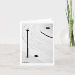 Cartes Pour Fêtes Annuelles Un, deux, trois - Neige !