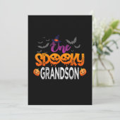 Cartes Pour Fêtes Annuelles Un Éffrayant Famille Grandson Correspondant Coût H (Debout devant)