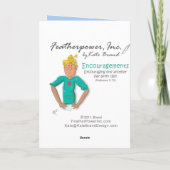 Cartes Pour Fêtes Annuelles Un frisson d'espoir (Dos)