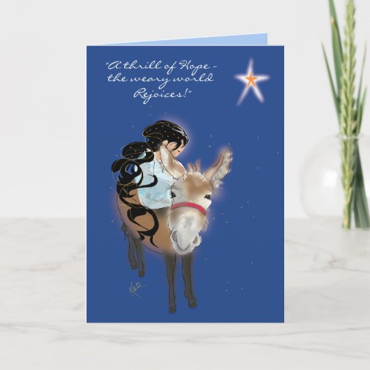 Cartes Pour Fêtes Annuelles Un frisson d'espoir (Devant)