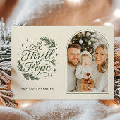 Cartes Pour Fêtes Annuelles Un frisson d'espoir Photo de l'arc religieux